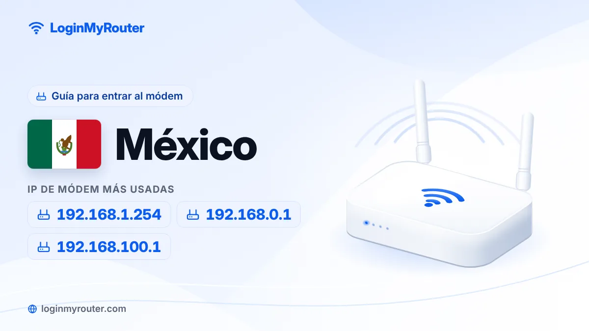 Guía para entrar al router en México