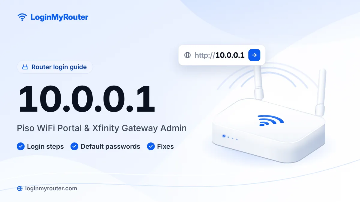 10.0.0.1 router login page
