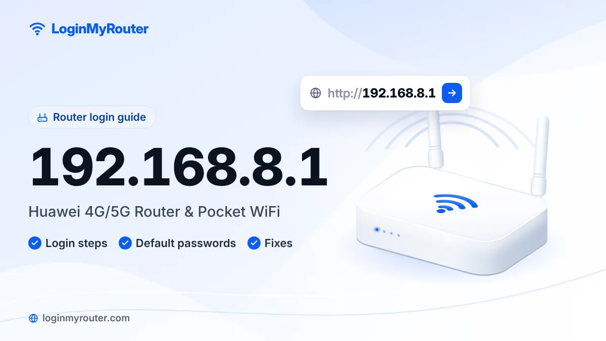 192.168.8.1 router login page