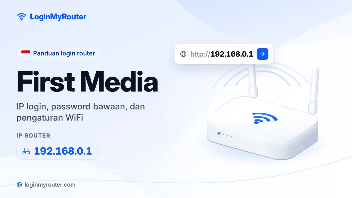 Login router First Media di 192.168.0.1