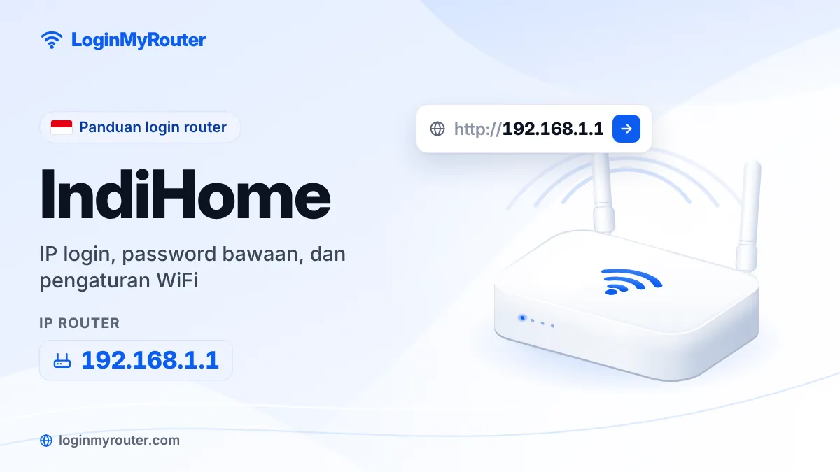 Login router IndiHome di 192.168.1.1