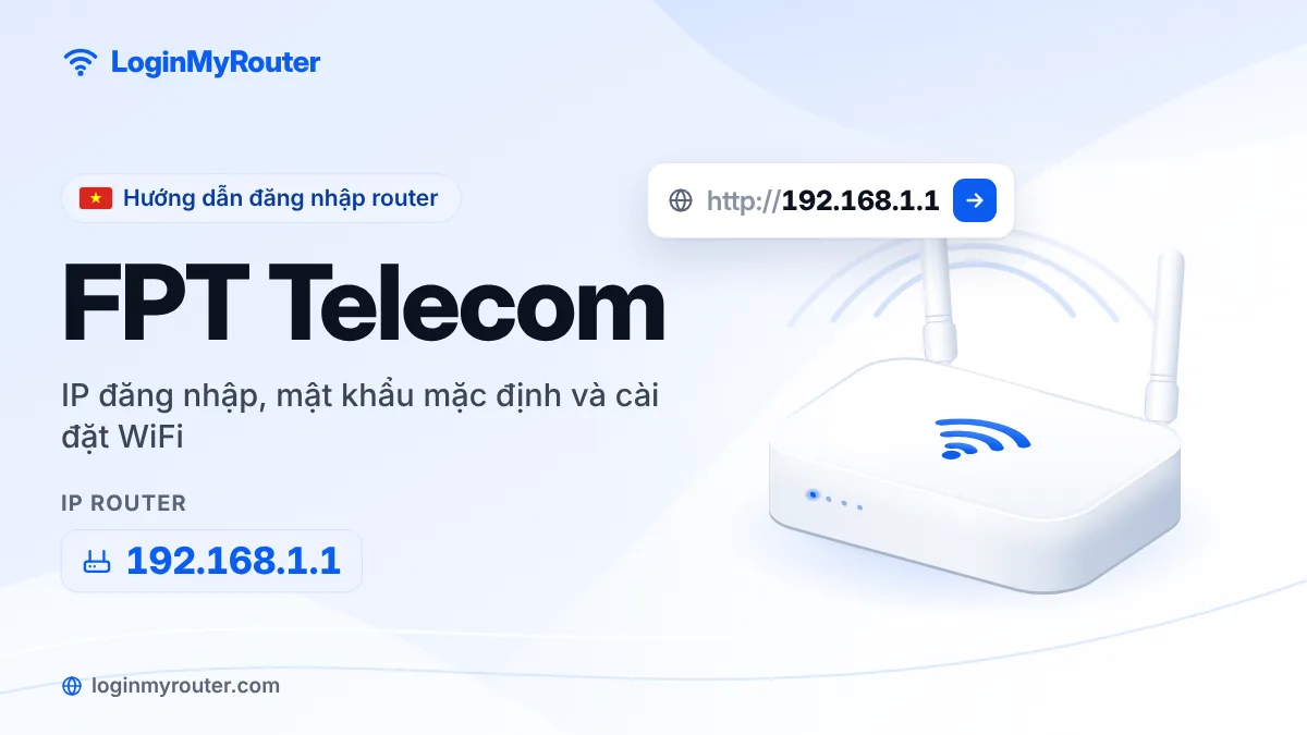 Đăng nhập modem FPT Telecom tại 192.168.1.1