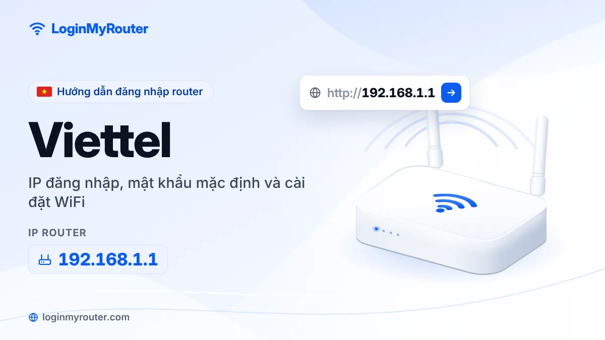 Đăng nhập modem Viettel tại 192.168.1.1
