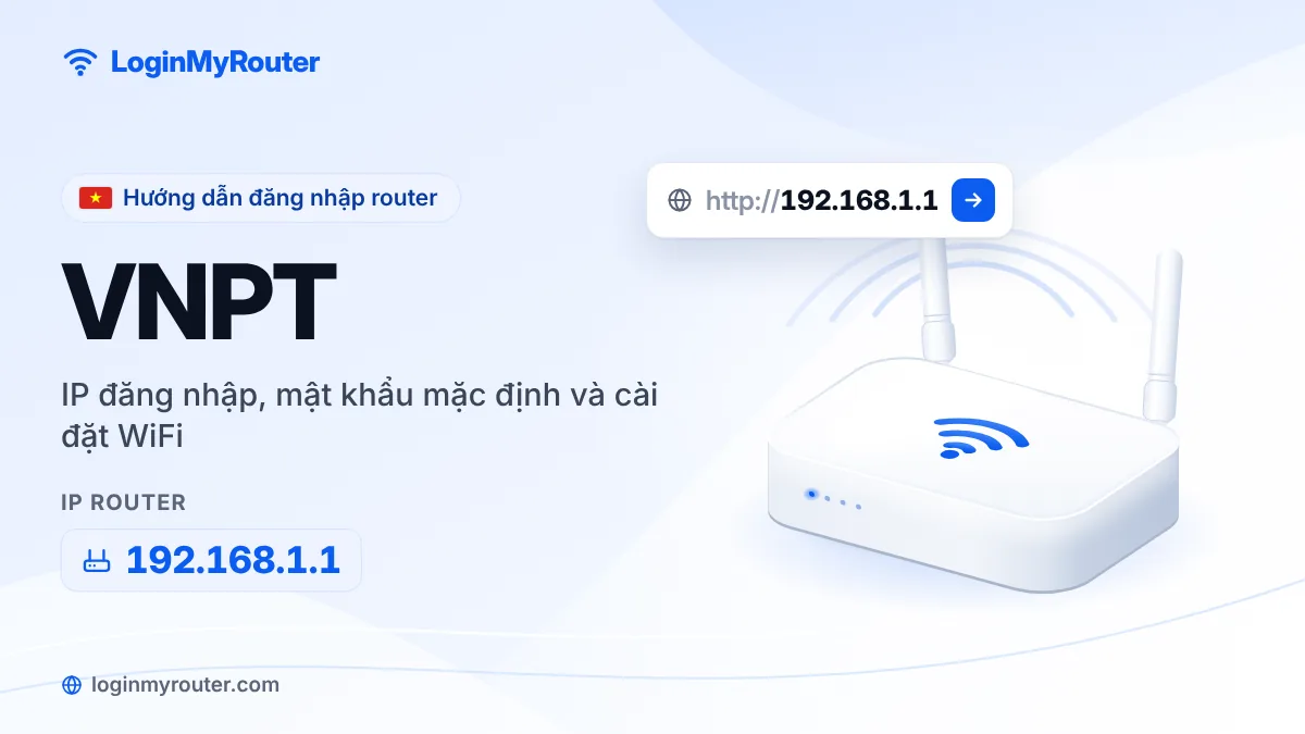 Đăng nhập modem VNPT tại 192.168.1.1